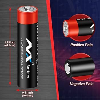 Amazon.com: Tsrwuily AAA LR03 Batteries,Ultra Long Lasting